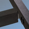 A closeup image of the Helix Foundation showing its easy tool free assembly 