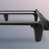 A closeup image of the Helix Bed Frame