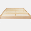 helix natural wood bed frame